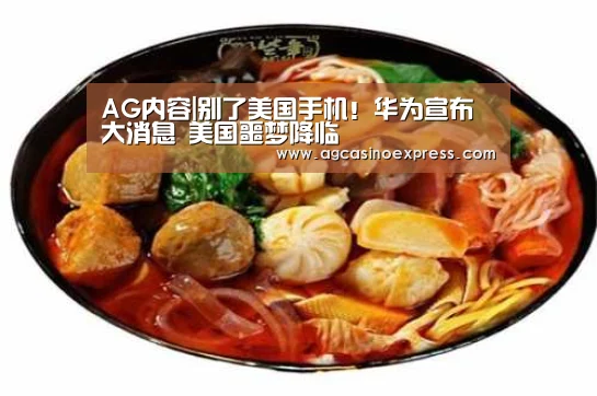 AG内容|别了美国手机!华为宣布大消息 美国噩梦降临(图1) AG国际